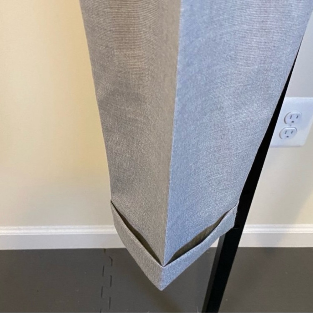 Zara Basic Collection Gray Cuffed Trousers Size 12 - image 3